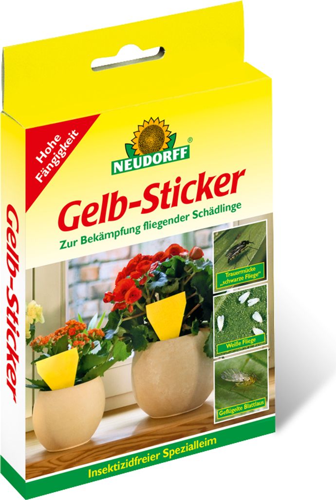Neudorff Gelb-Sticker 10 Stück Produktbild 29