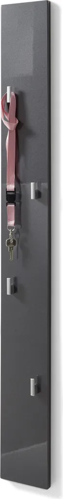 Vestiaire Mural Colan New Gris - Panneau de Garderobe Gain de Place 115cm