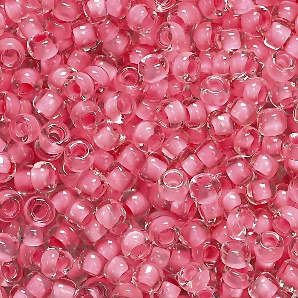 Knorr Prandell 213105021 Rocailles de Bohème Ø 2,5 mm Rose Transparent