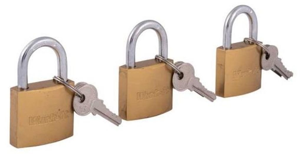 Set di 3 lucchetti da 40 mm Immagine del prodotto 