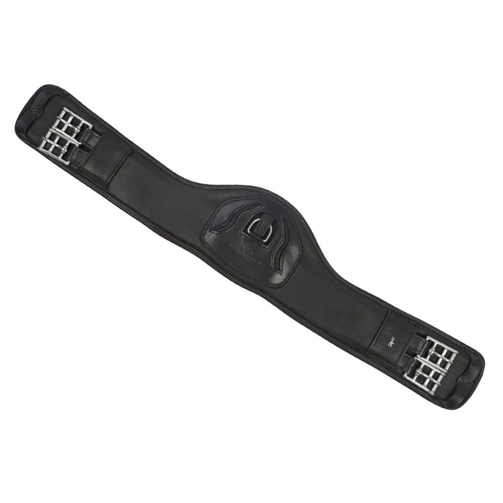 Sangle courte Schockemöhle PITTSBURGH anatomique noir argent 70cm