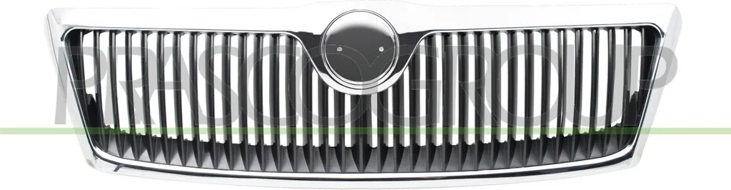 Réparer Calandre Cassée Octavia II - Grille Avant PRASCO 1Z0853668B41