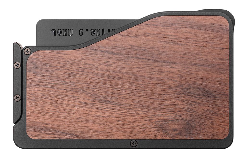 Glamtune Münzhalter Aus Holz – 4 Reihen, 15,5 X 8,9 X 2,3 Cm, Mit Metallständer Zur Schrägen Präsentation