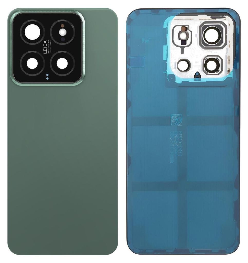 Clappio, Xiaomi 14 Akkudeckel mit integrierter Klebefolie, Grün