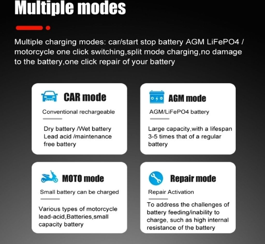 20-Ampere Kfz-Batterieladegerät, 12V/20A und 24V/10A Produktbild 8
