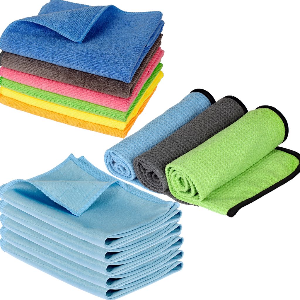 14 Teile Set Mach1 Mikrofaser Tücher, Geschirrtuch, Glastücher, Mikrofasertuch, Mikrofasertücher, Glastuch