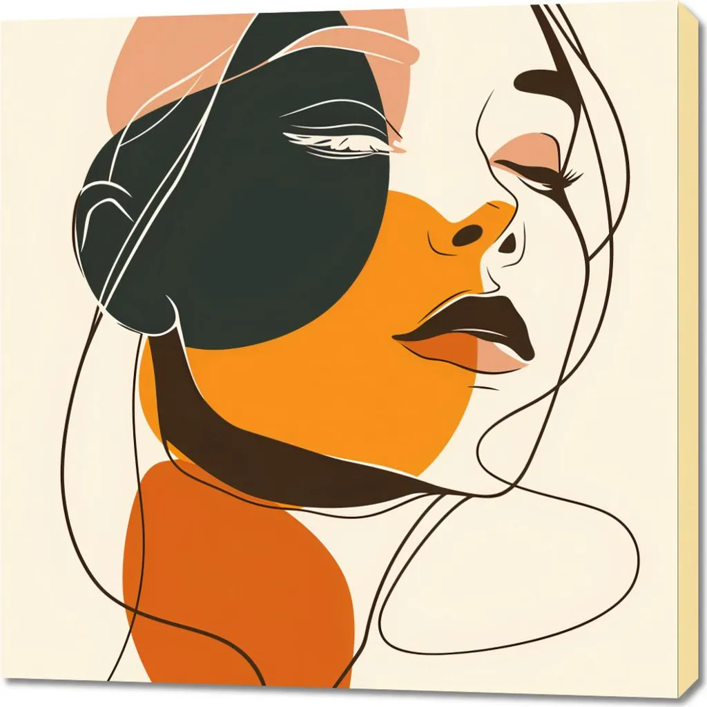 Quadro 90x90 cm Pace interiore
