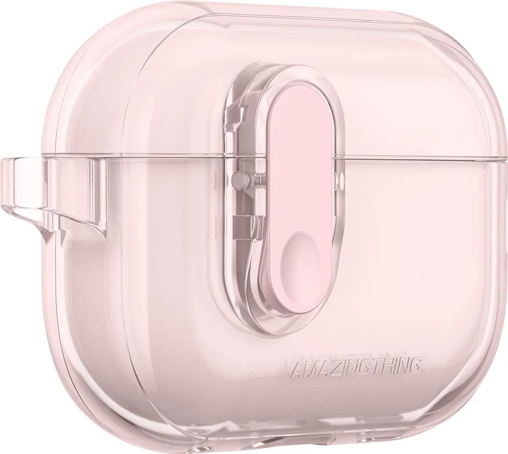 Custodia in silicone Amazingthing Minimal Case per Airpods Pro 2 - Rosa - 3