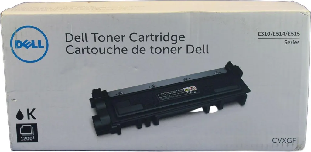 Cartouche Toner Noir Dell Originale - Haute Performance d'Impression