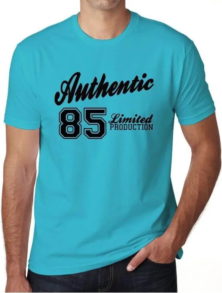 Herren Grafik T-Shirt Echte Kleinserie 85 – Authentic Limited Production 85 – Geschenk 85. Geburtstag Jahrestag 85 Jahre Jubiläum 85 Jährige ...