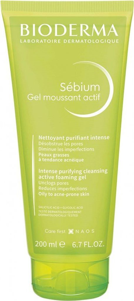 BIODERMA Sébium Gel moussant actif Gel nettoyant pour peaux Image du produit 
