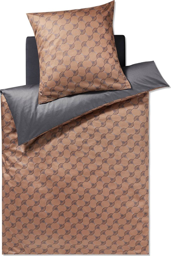 JOOP! Mako-Satin Bettwäsche Cornflower Double I Größe 80x80 155x220 cm I Farbe 7 Festive Copper I Reine Baumwolle