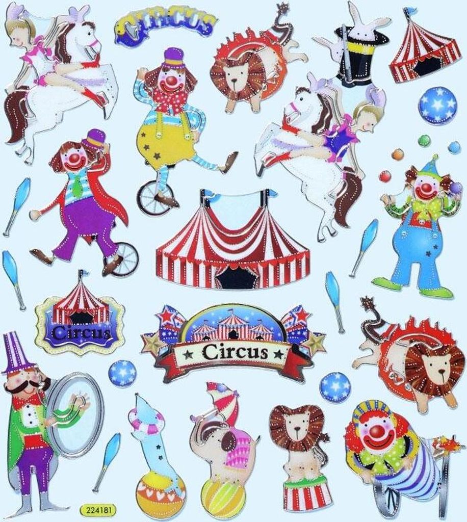 Design Sticker Zirkus