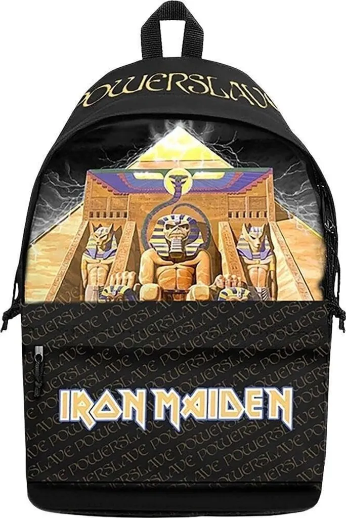 Sac à dos Powerslave Iron Maiden Black avec bretelles rembourrées