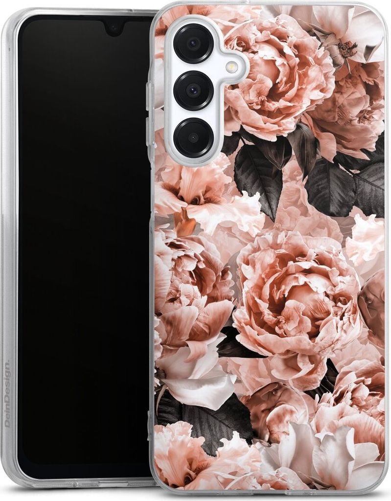 DeinDesign Handyhülle für Samsung Galaxy A16 5G Silikon Hülle Case Smartphone Schutzhülle Blume Rose Vintage