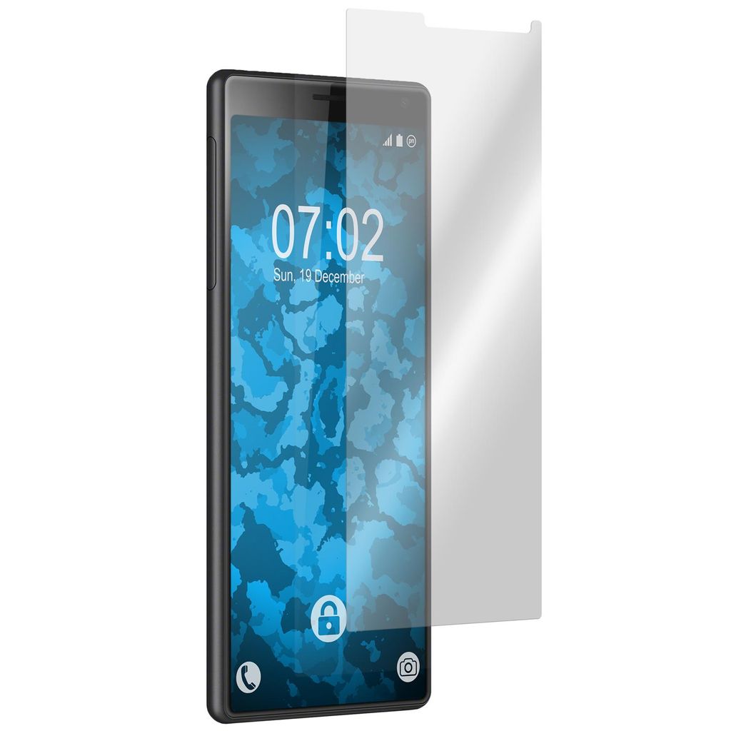 2er-Pack PhoneNatic Displayschutzfolien klar kompatibel mit Sony Xperia 10 Plus