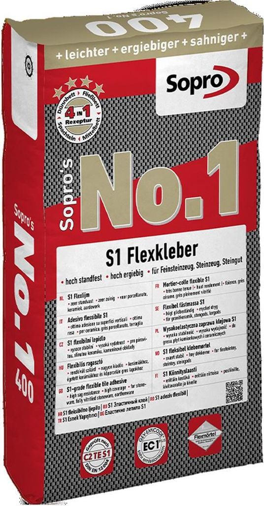 Sopro No. 1 Fliesenkleber 400 S1 25kg Produktbild 