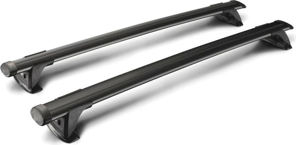 Yakima Paar Aluminium Dachträger - Durch Schwarz 134 cm