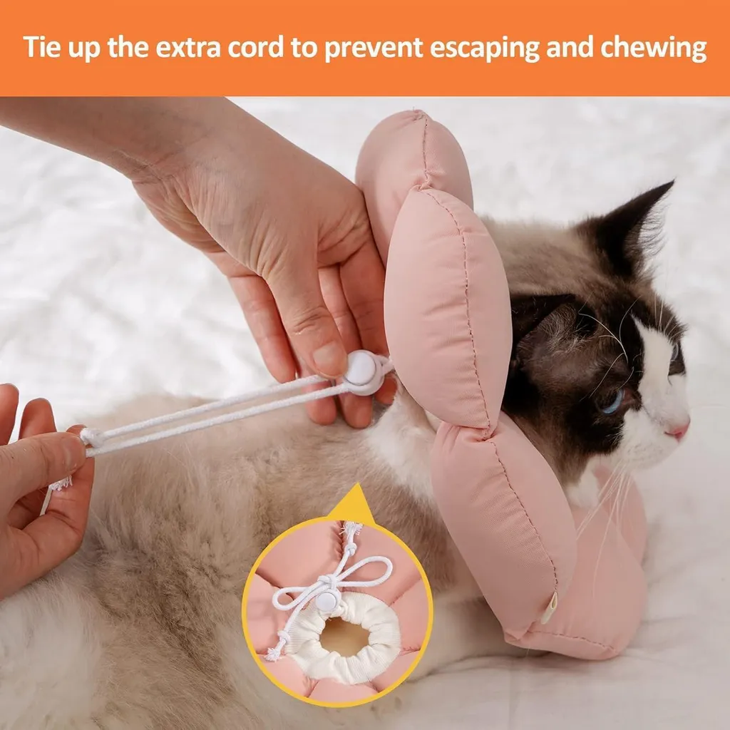 Collier de Sécurité Chat Avont Rose L - Protection Idéale Sortie Extérieure - 4