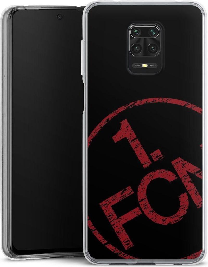 DeinDesign Handyhülle für Xiaomi Redmi Note 9s Silikon Hülle Case Smartphone Schutzhülle 1. FCN Fanartikel Textur