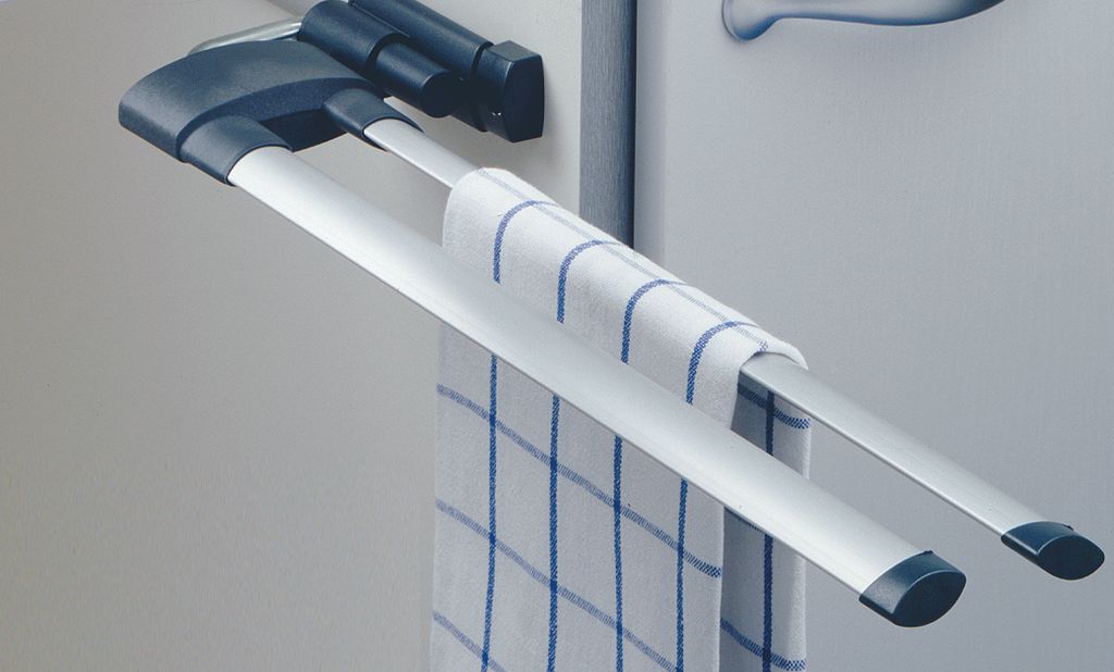 Hailo - Secco Alu Line Handtuchauszug, Zweiarmig 601832