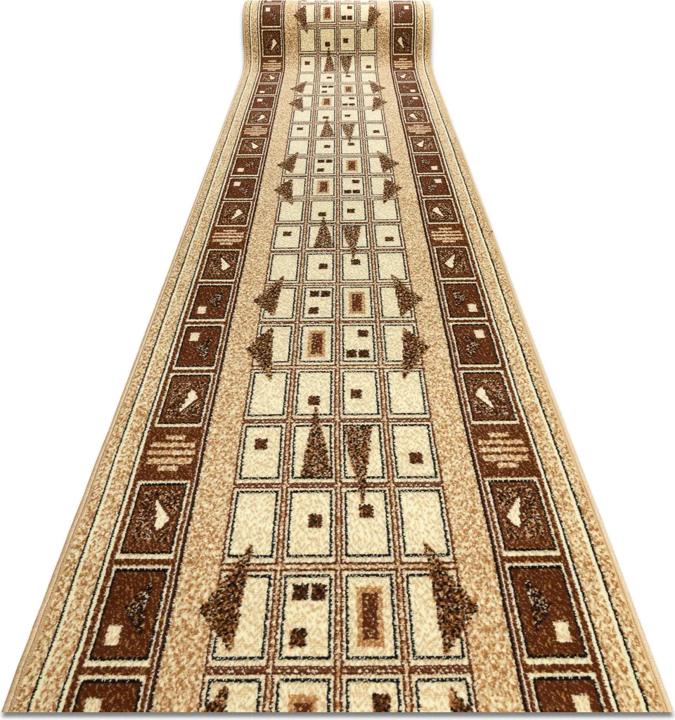 Tapis de course BCF JETTA beige 64x180 cm - Tapis roulant pliable sport