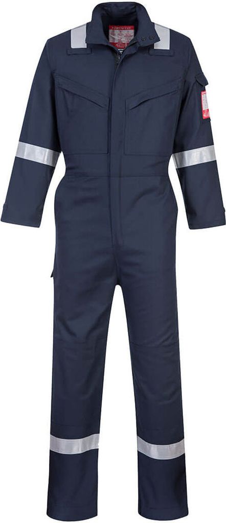Portwest Herren Bizflame Work Overall, Flammen resistent PC2521 (M/R) (Marineblau)