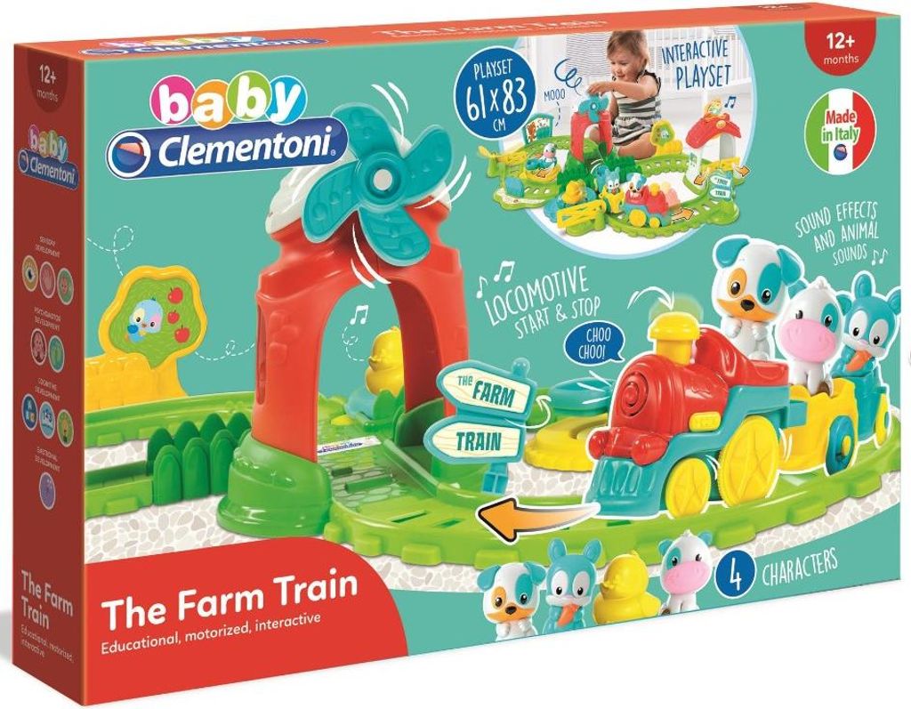Clementoni BABY Train du fermier avec sons 17391 Image du produit 