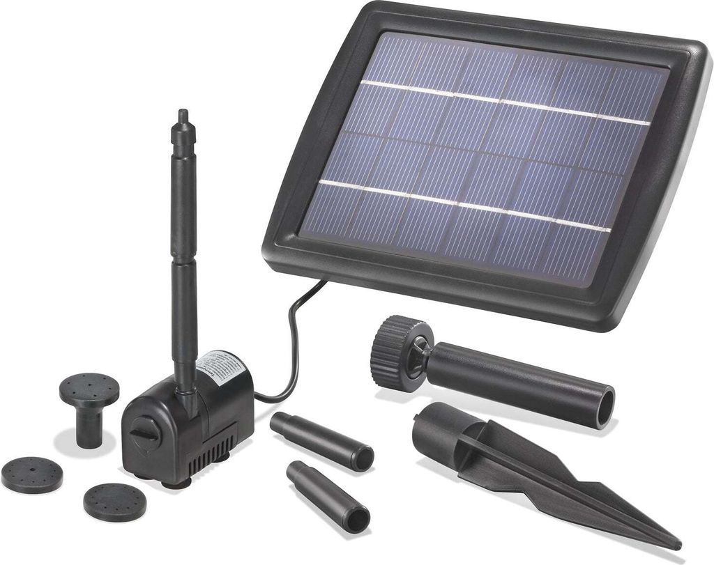 Ecoeerder Solar-Teichpumpe Splash 2W 175 l/h Set Produktbild 
