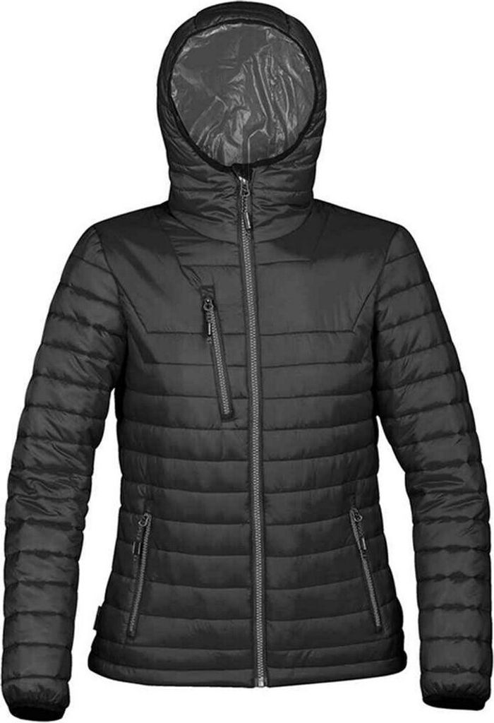 Stormtech - "Gravity" Steppjacke Thermisches Material für Damen PC5058 (XXL) (Schwarz/Holzkohle)