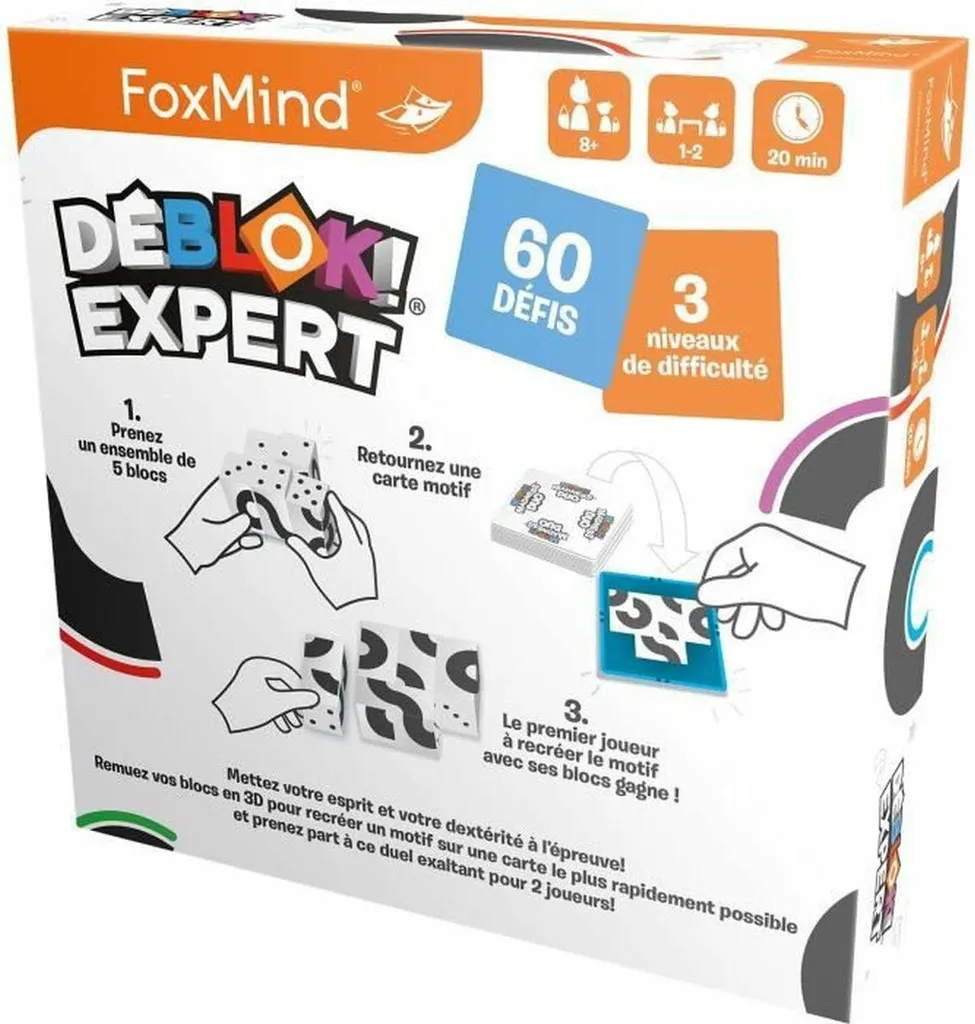 Jeu Déblok! Expert Asmodee - Jeu d'ambiance et d'observation rapide