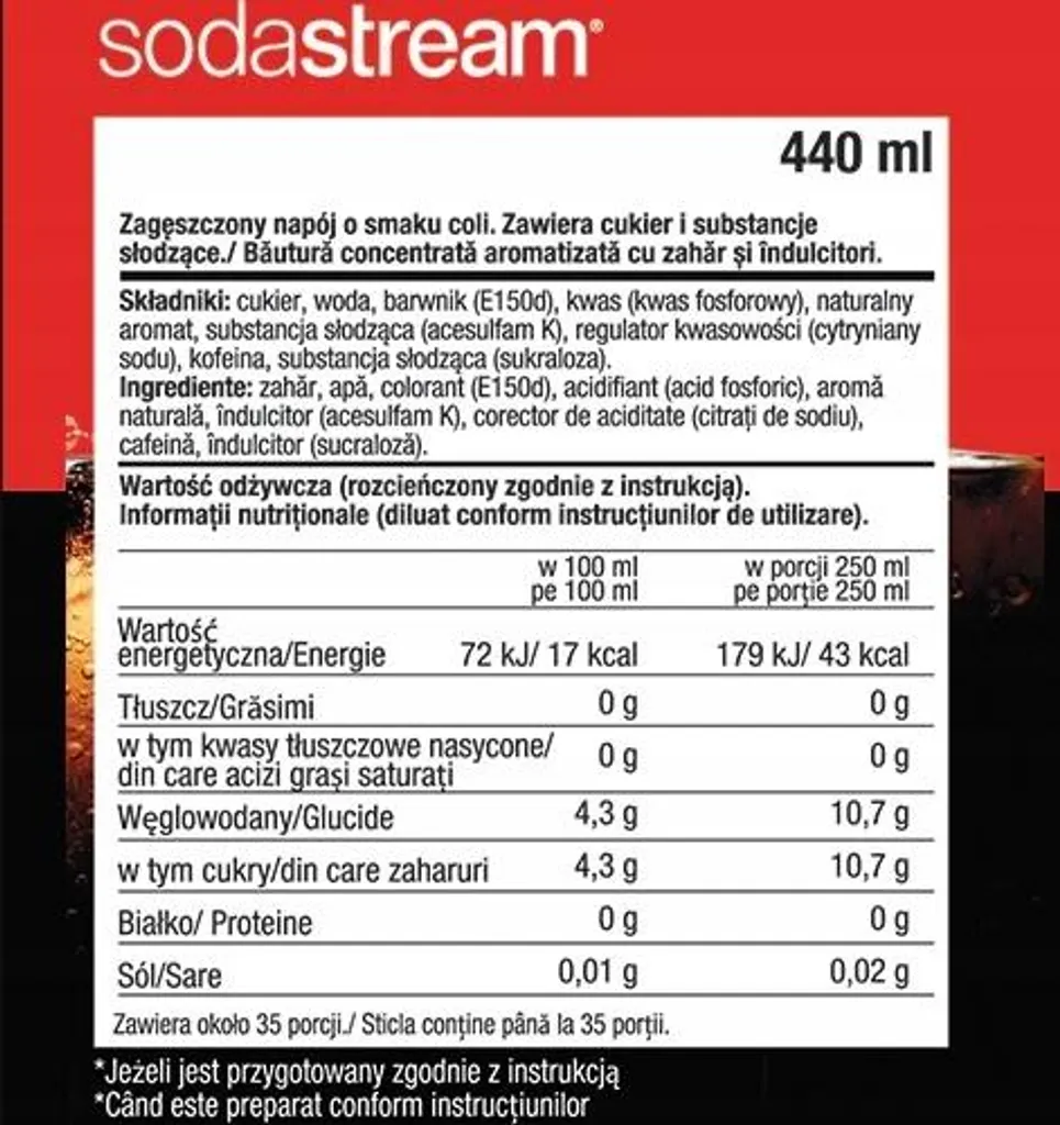 Offerta Sciroppo SodaStream Gusto Cola e Mango Arancia - Party Pack - 4