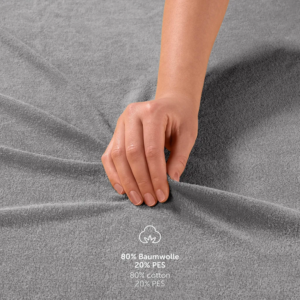 Drap Housse Éponge 140x200 Gris : Linge de Lit Chaud et Moelleux