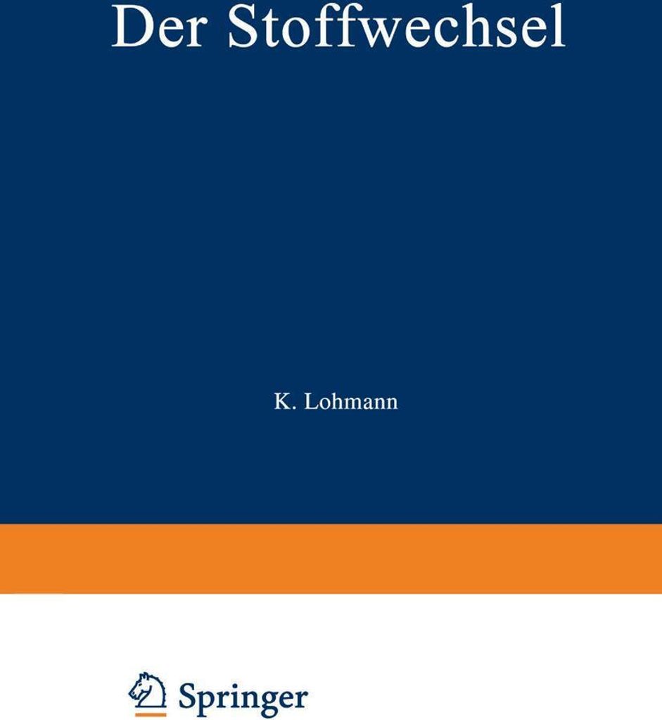 Der Stoffwechsel