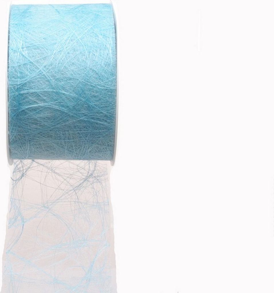 Sizoweb Tischband eisblau 7,9 cm Rolle 50 Meter - 64-79-50-043