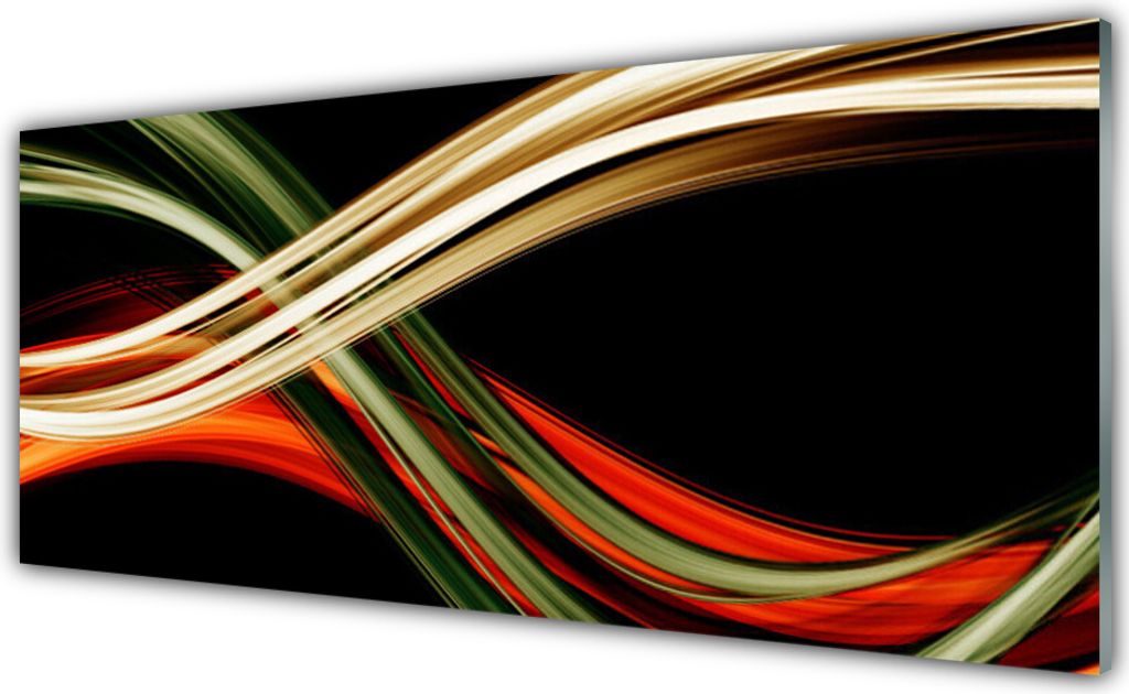 Küchenrückwand aus Glas 125x50cm Spritzschutz Abstraktes Kunst