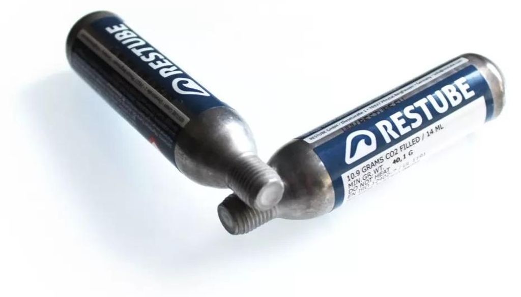 Restube CO2-reservepatronen, 6 stuks van 10,9g, geschikt Productafbeelding 