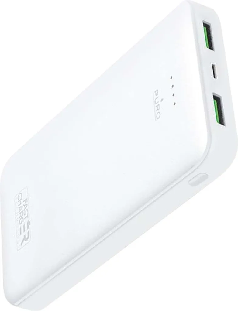 Chargeur Nomade PURO 20000mAh pour Voyage et Travail USB-C Blanc Pur