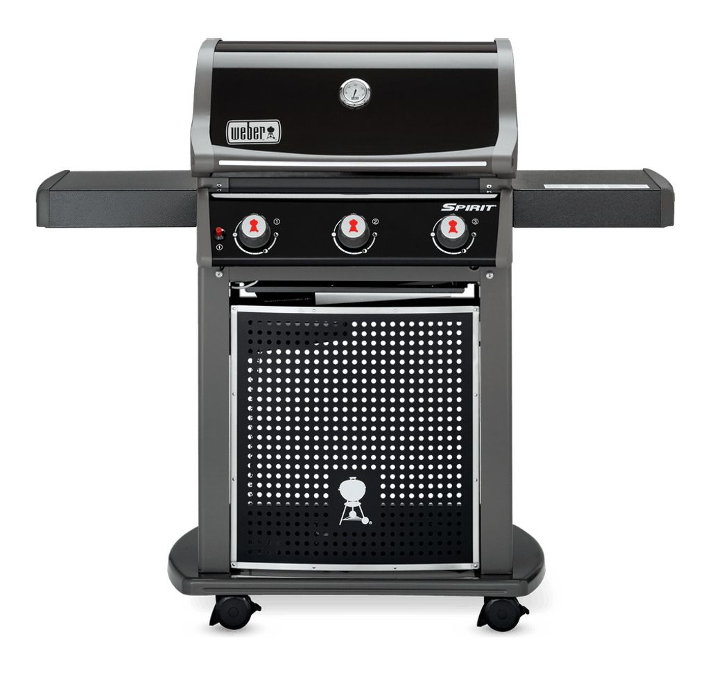 Weber E-310, Schwarz, Eckig, Edelstahl, 1,31m, 80 cm, 1,58m