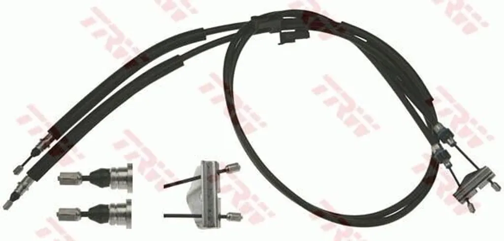 Câble de frein TRW GCH514 robuste en acier gainé pour Volvo C30 et V50