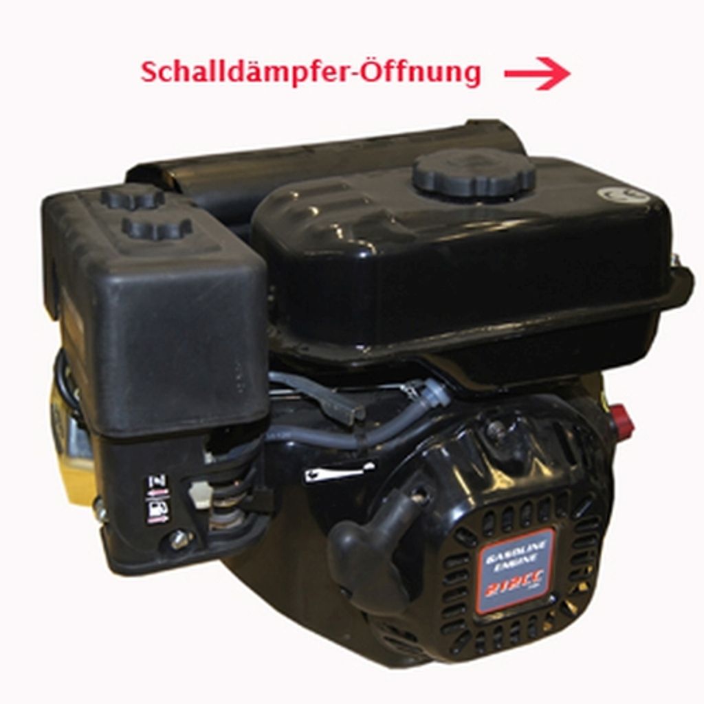 LESCHA ATIKA Ersatzteil | Loncin Benzinmotor komplett 4,5kW 212ccm für Holzspalter ASP 11 N / SPL 11
