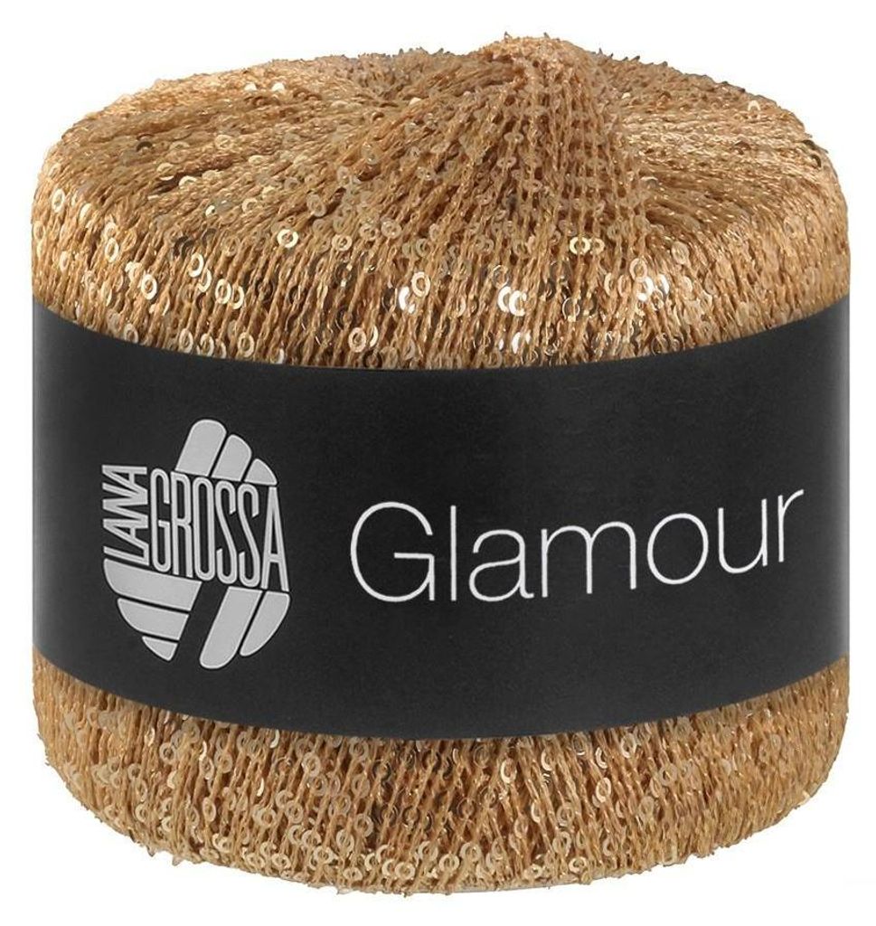 Lana Grossa GLAMOUR 25 g Beilaufgarn mit Pailletten für Produktbild 