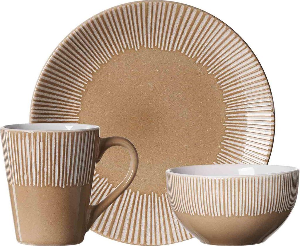 Ritzenhoff & Breker Banda Frühstücks-Set 18-teilig Beige