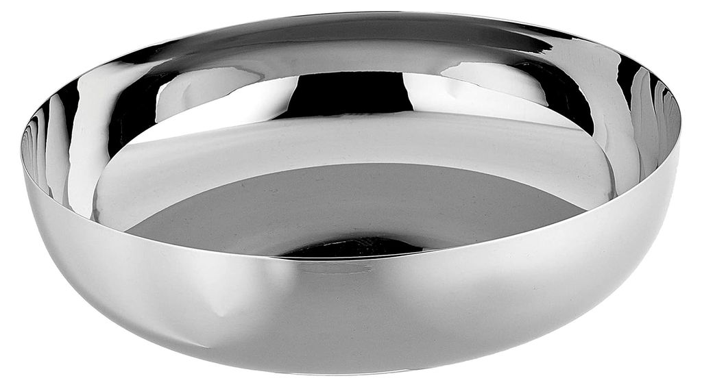 Salatschüssel, 29 cm, glänzend, 23,5 x 32 x 13,5 cm, Silber