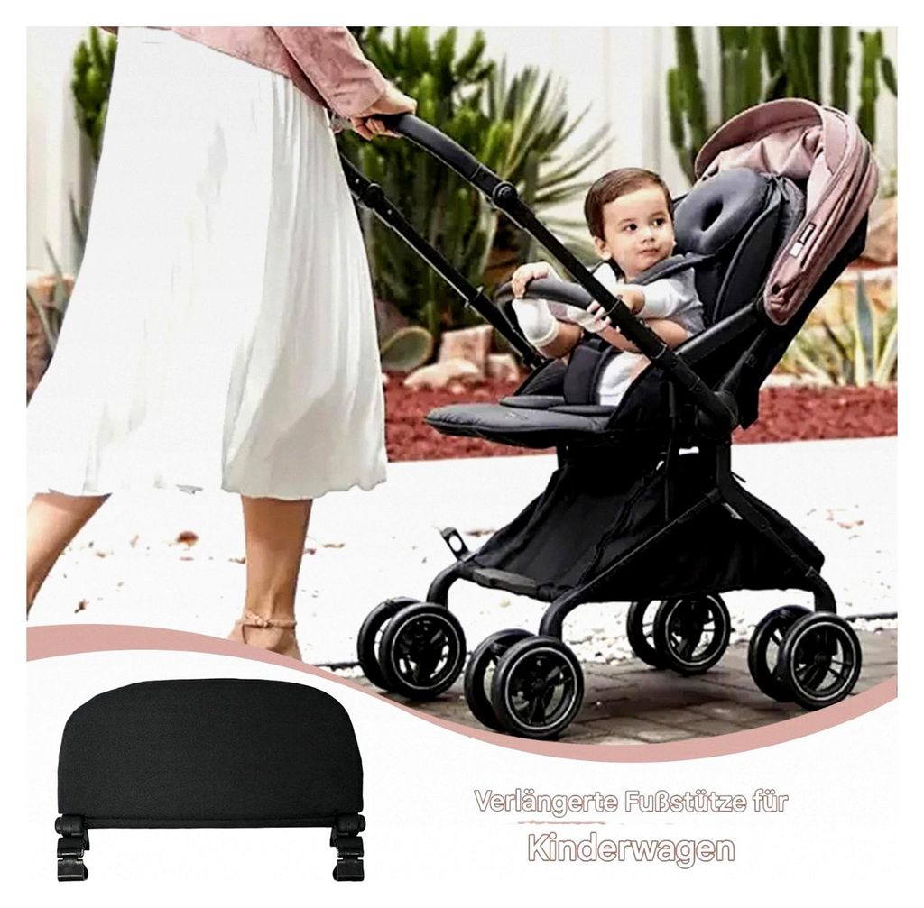 Fußstütze für Kinderwagen – Sitzauflage mit anpassbaren Höheneinstellungen – 30 cm verstellbare Verlängerung für Kinderwagen | Vielseitig...