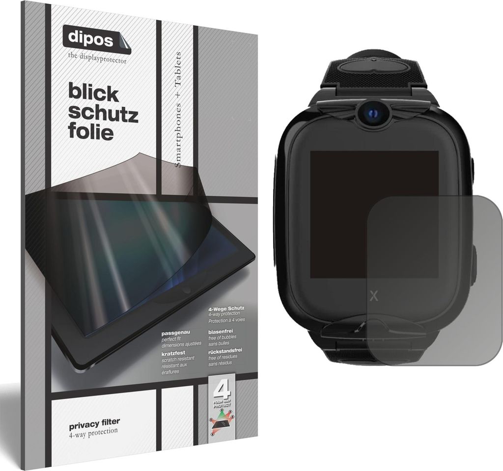 Blickschutzfolie für Xplora XGO 2 matt Schutzfolie Folie Display Schutz dipos