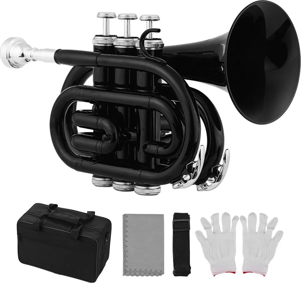 Trompette de poche Sib Compacte 5 Couleurs avec Sangle et Accessoires - 7