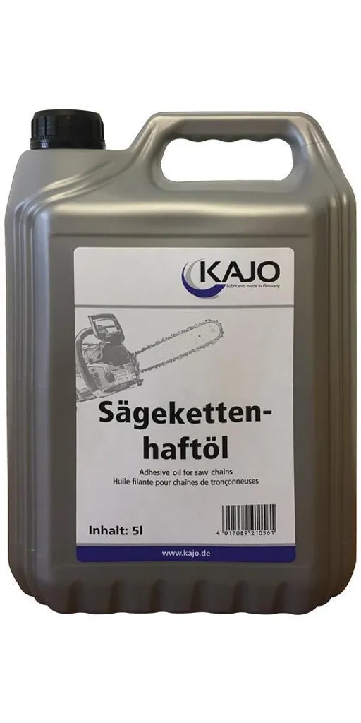 Olio Catena KAJO 5 Litri 100-130 mm²/s - Lubrificante Alta Velocità