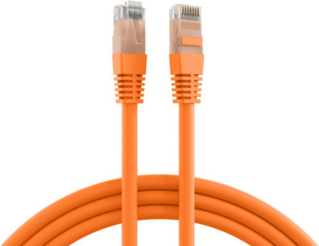EFB RJ45 Patchkabel U/UTP, Cat.6, PVC, CCA, 7.5m, orange