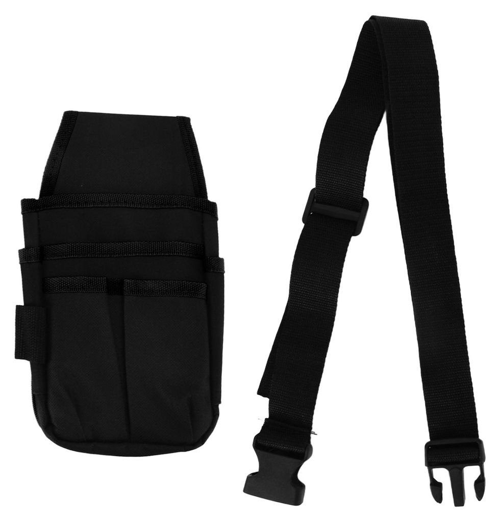 Werkzeugtasche, kleine Tasche, Elektriker-Organizer mit Taillengürtel, schwarzer Rand